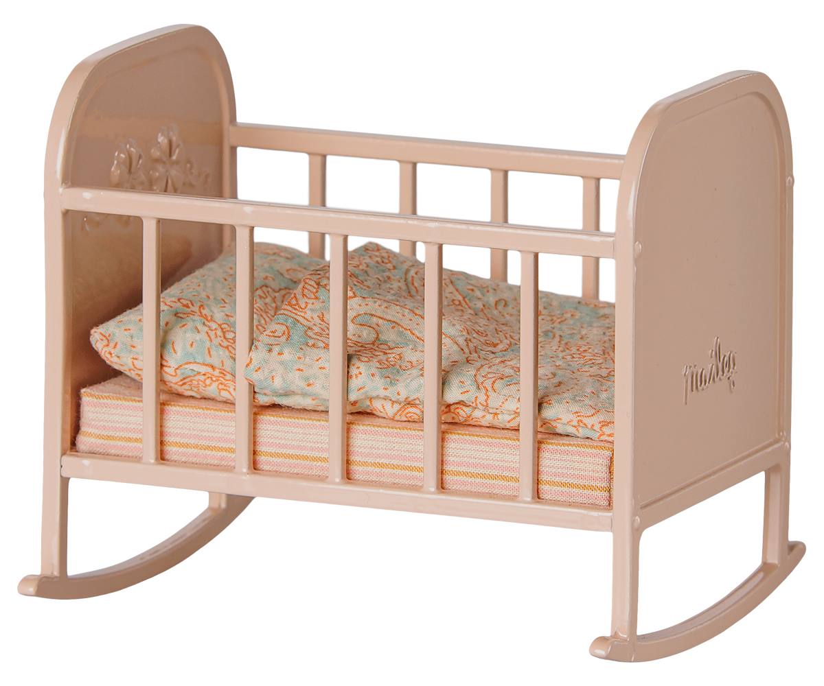 Maileg Cradle, My - Light Rose at Bibelot Leek UK Stockist