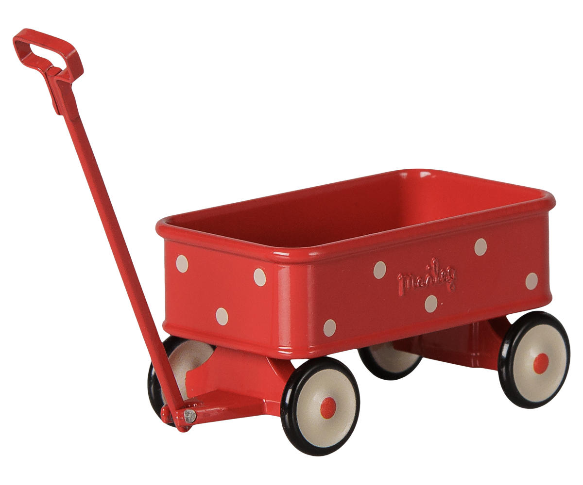 Maileg Wagon, Mouse - Red at Bibelot leek UK Stockist