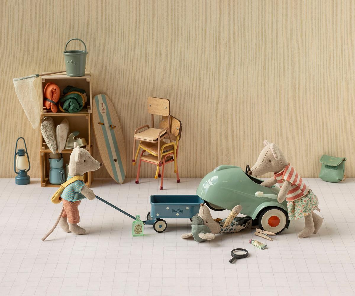 Maileg Car, Mouse - Light Mint at Bibelot Leek UK Stockist