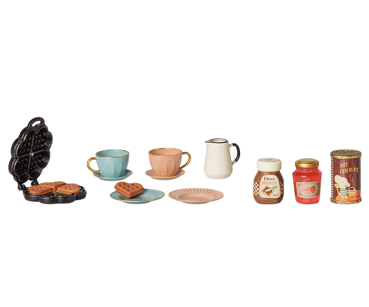 Maileg Waffle Set, Mouse at Bibelot Leek UK Stockist