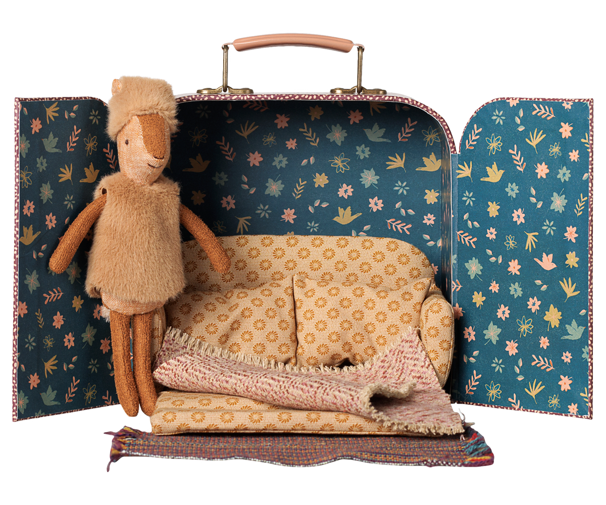 Maileg Reindeer in Suitcase, Little Sister at Bibelot Leek UK Stockist