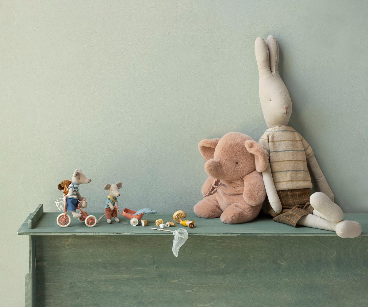 Maileg Elephant plush, Medium - Vintage Rose at Bibelot Leek UK Stockist