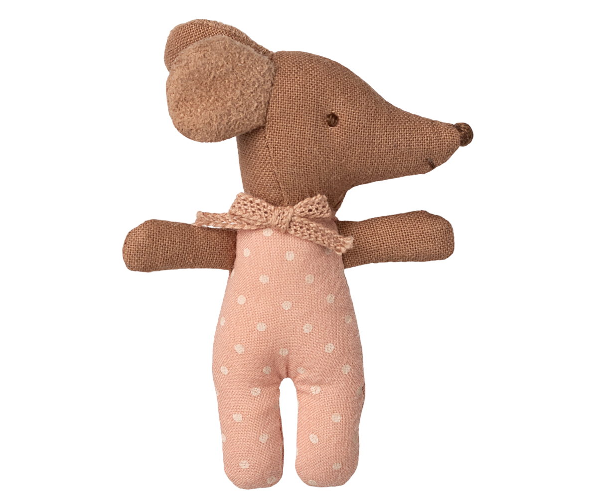 Maileg Sleepy Wakey Baby Mouse in Matchbox - Rose UK Stockist