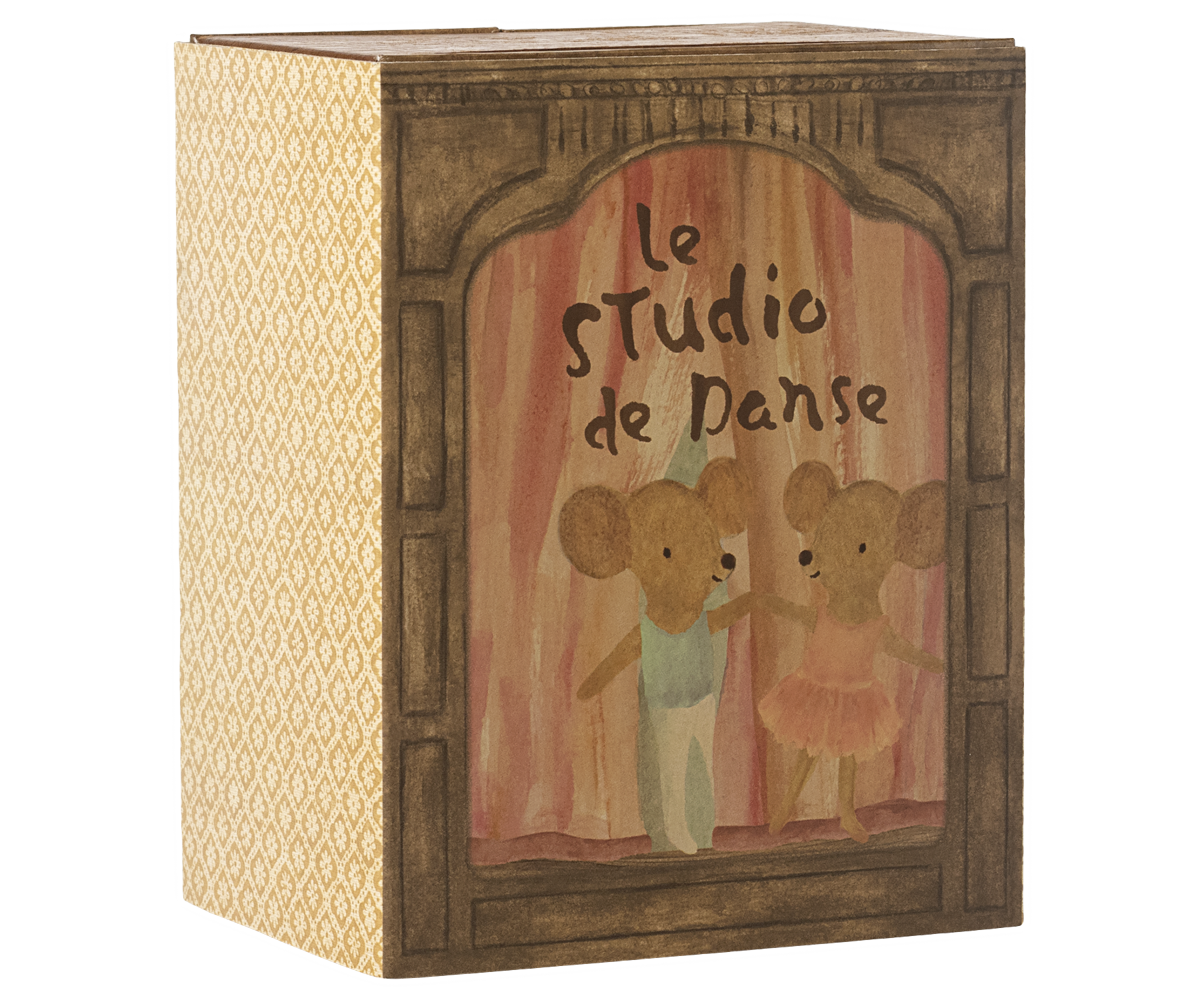 Maileg Ballet Mice in Dance Studio, Little Sister and Brother UK stockist