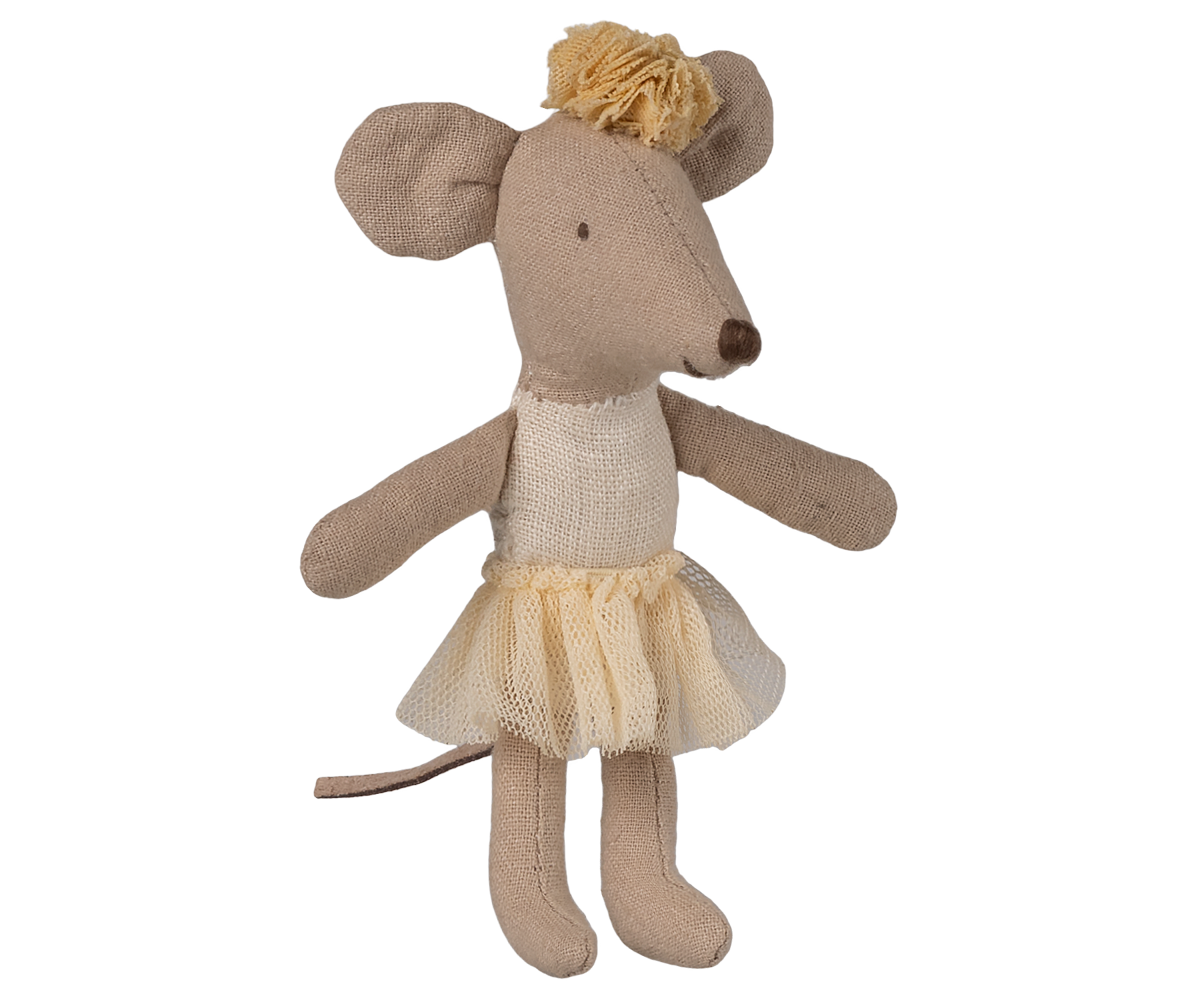 Maileg Ballerina Mouse, Little Sister - Off White at Bibelot Leek