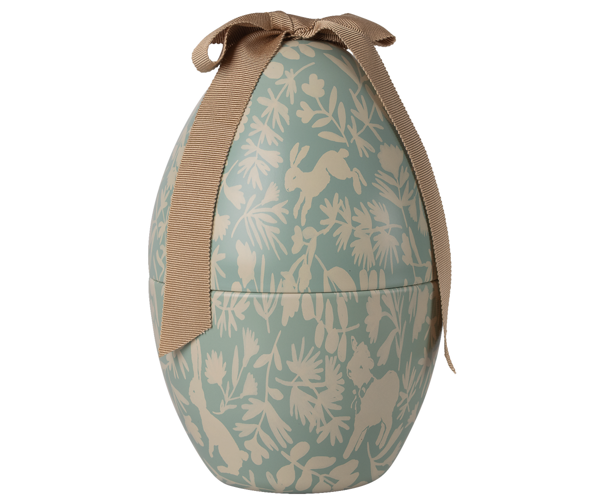 Maileg Easter Egg, Medium - Dusty Blue at Bibelot Leek
