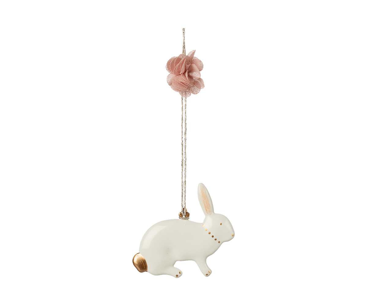 Maileg Metal Ornament, Bunny - Sitting at Bibelot Leek