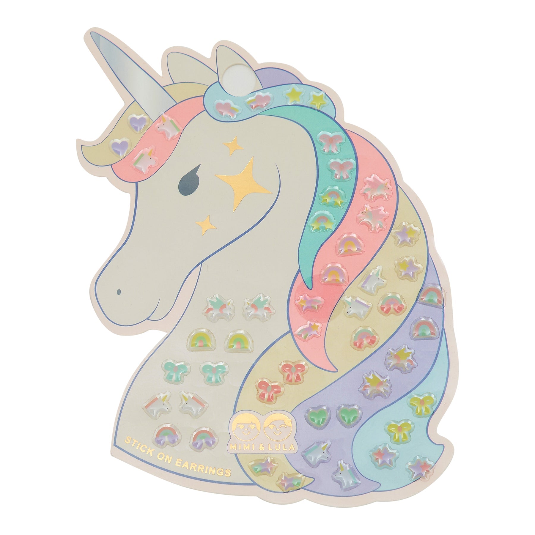Mimi & Lula Unicorn Stick on Earrings at Bibelot Leek