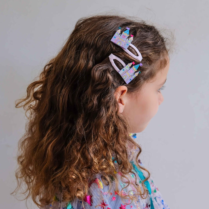 Mimi & Lula Mimi & Lula Rainbow Castle Hair Clips at Bibelot Leek