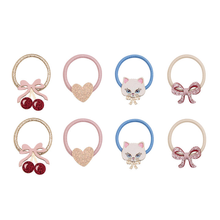 Mimi & Lula Mimi & Lula Kittybow Mini Hair Ties at Bibelot Leek