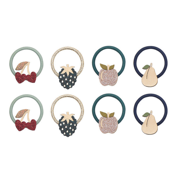 Mimi & Lula Mimi & Lula Winter Fruits Mini Hair Ties at Bibelot Leek