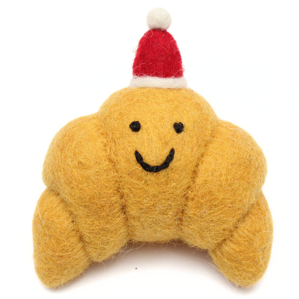 Amica Felt Christmas Croissant Decoration at Bibelot Leek UK Stockist