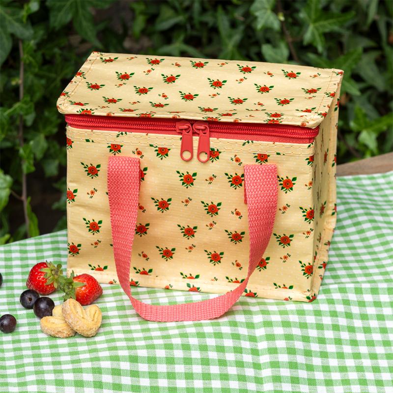 Insulated Lunch Bag - French Rose at Bibelot, Leek