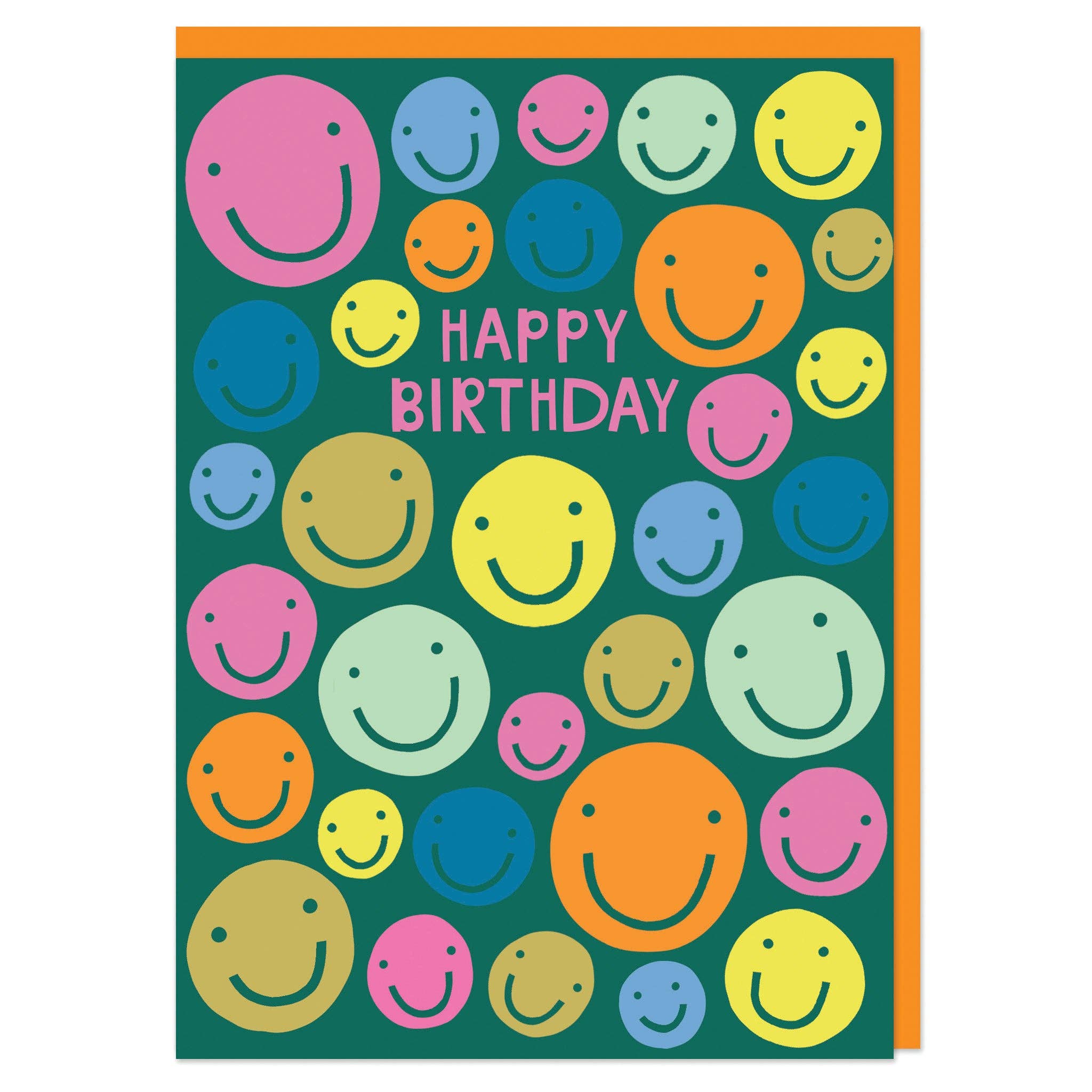 Happy Birthday Smiley Greeting Card