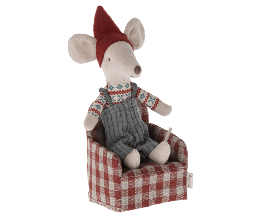 Maileg Mouse Chair - Red image 1