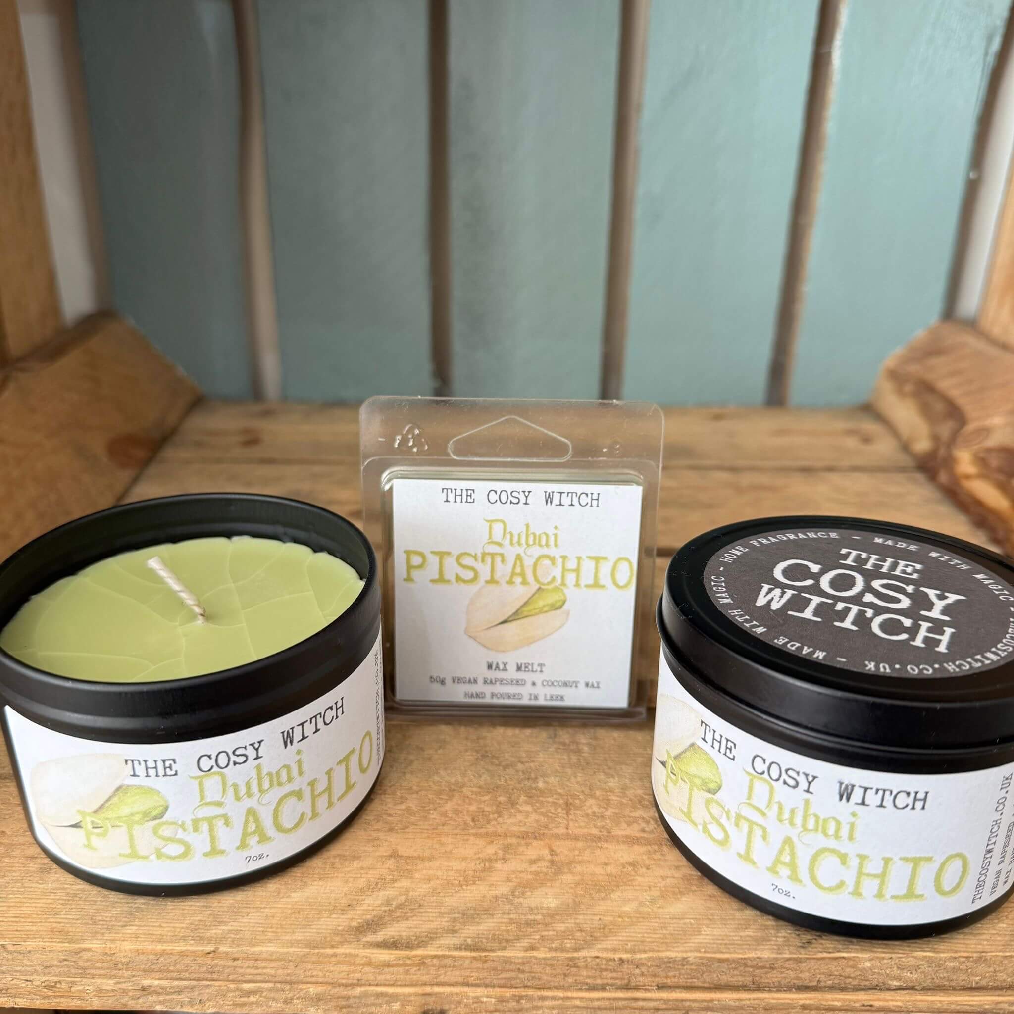 The Cosy Witch Dubai Pistachio Candle / Wax Melt image 0