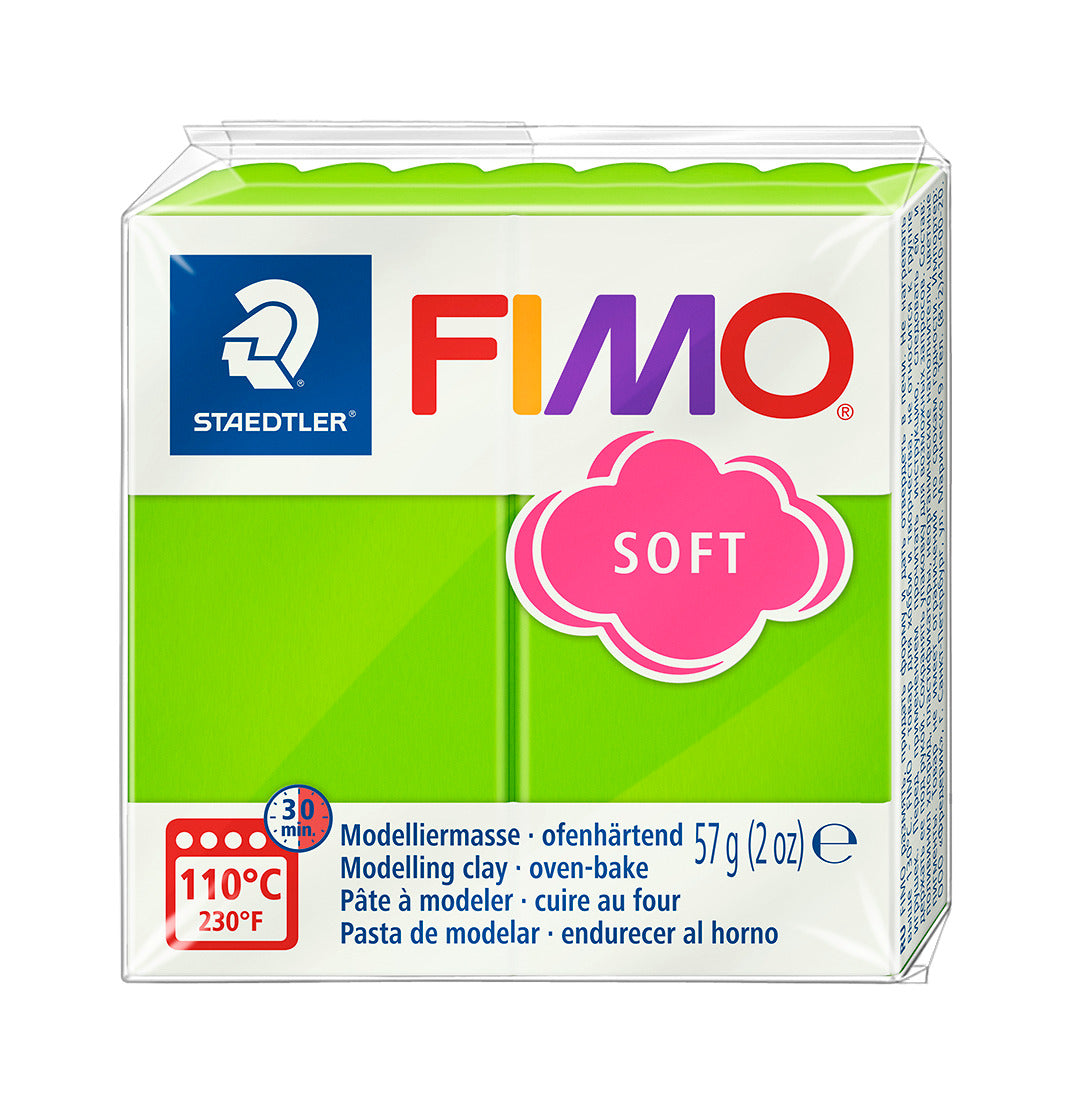 Apple Green - Fimo Soft 8020-50 - Single 57g at Bibelot Leek