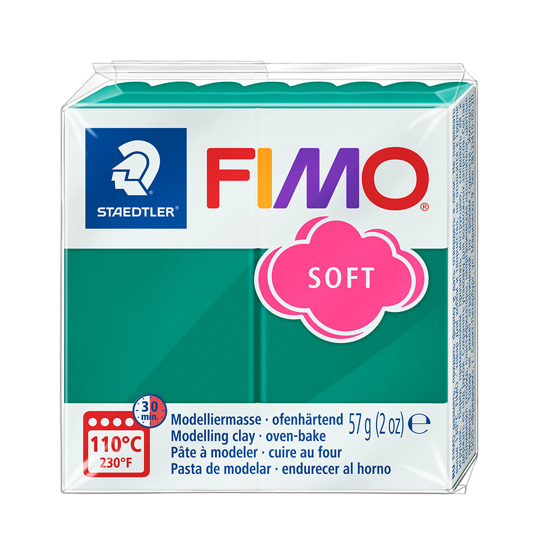 Emerald - Fimo Soft 8020-56 - Single 57g at Bibelot Leek