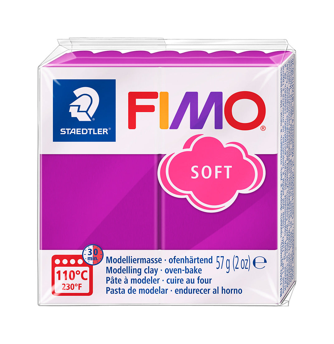 Purple - Fimo Soft 8020-61 - Single 57g at Bibelot Leek