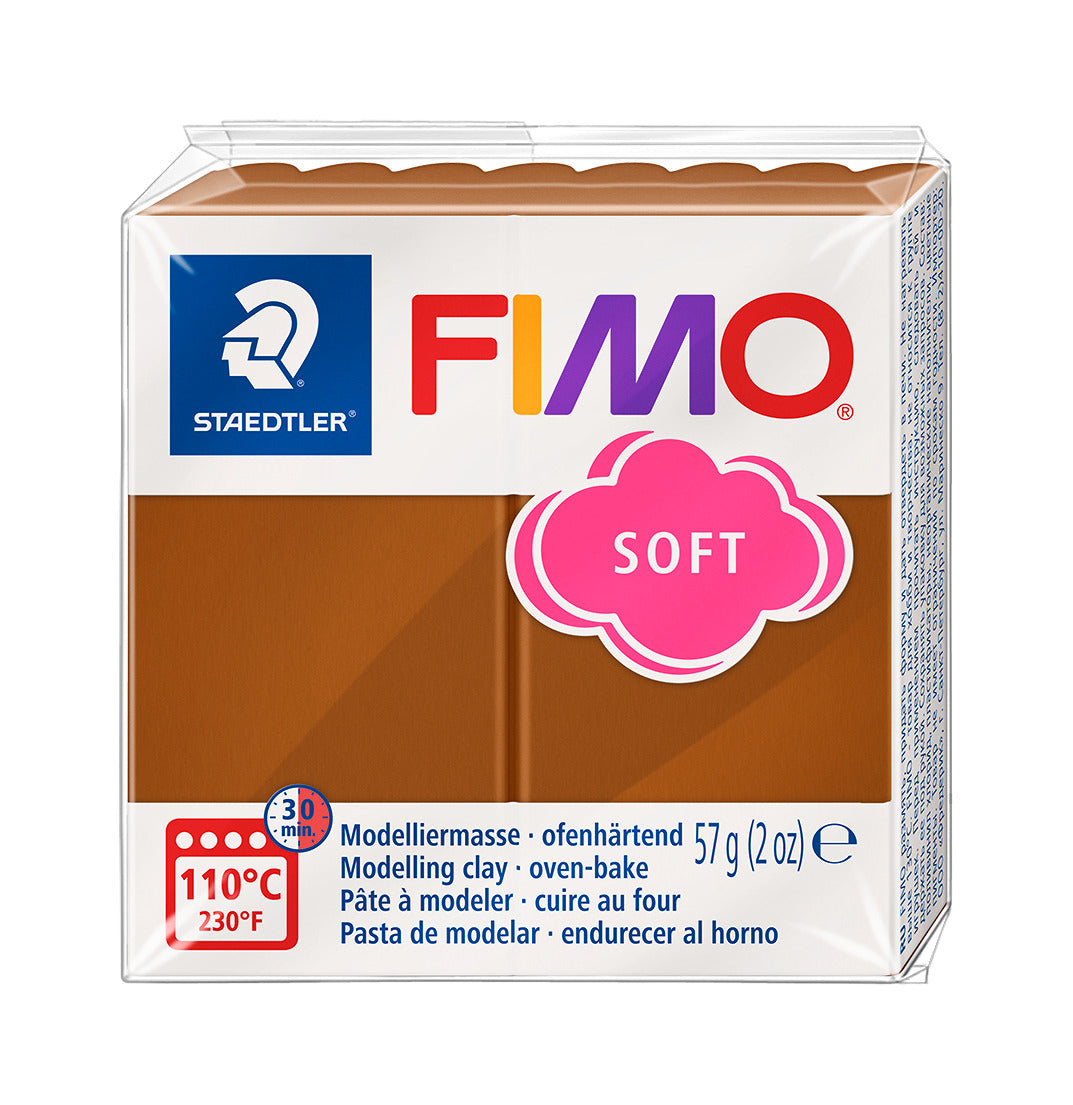 Caramel - Fimo Soft 8020-7 - Single 57g at Bibelot Leek