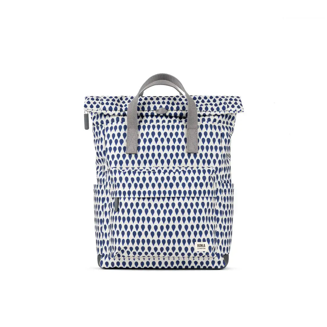 Roka Medium Canfield B Recycled Nylon: Denim Rain image 0