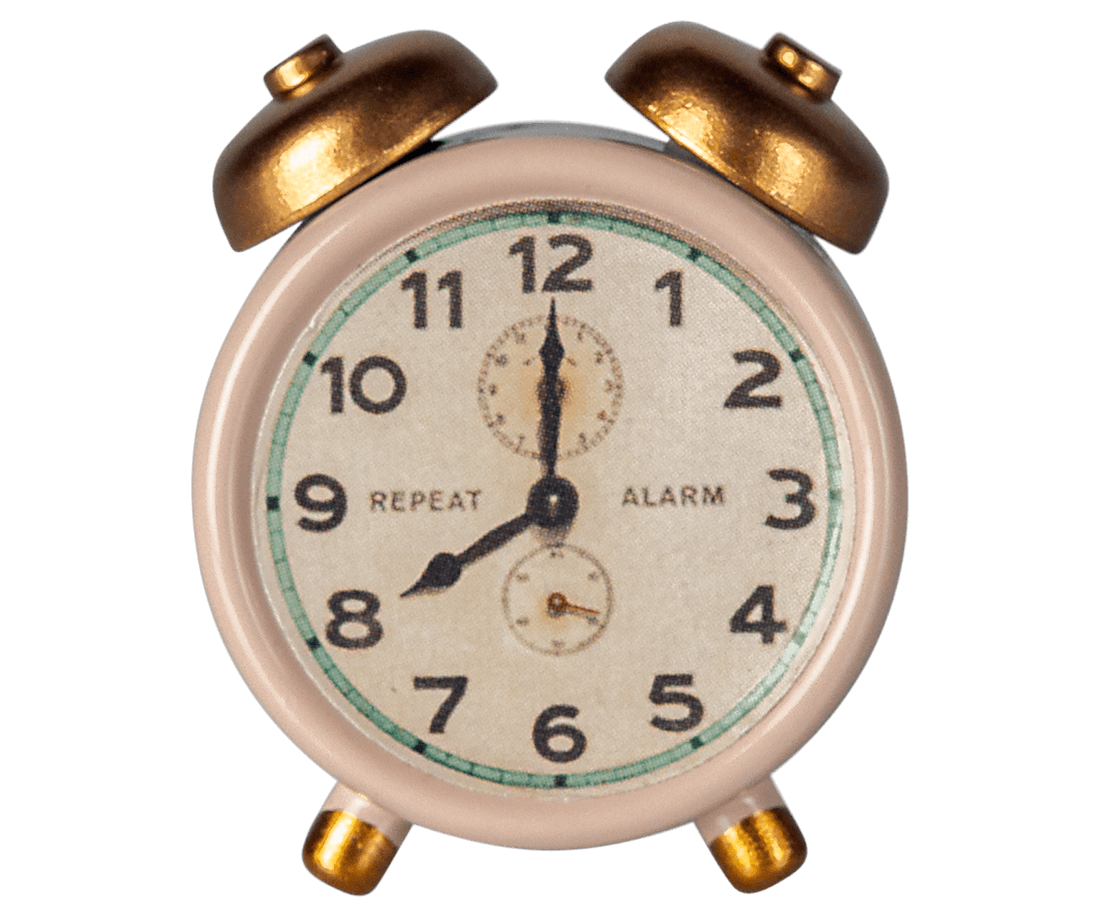Maileg Mouse Alarm Clock - Powder image 0