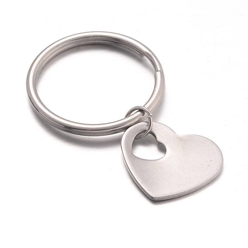 Amazing Teacher - Heart Keyring on Keepsake Gift Card