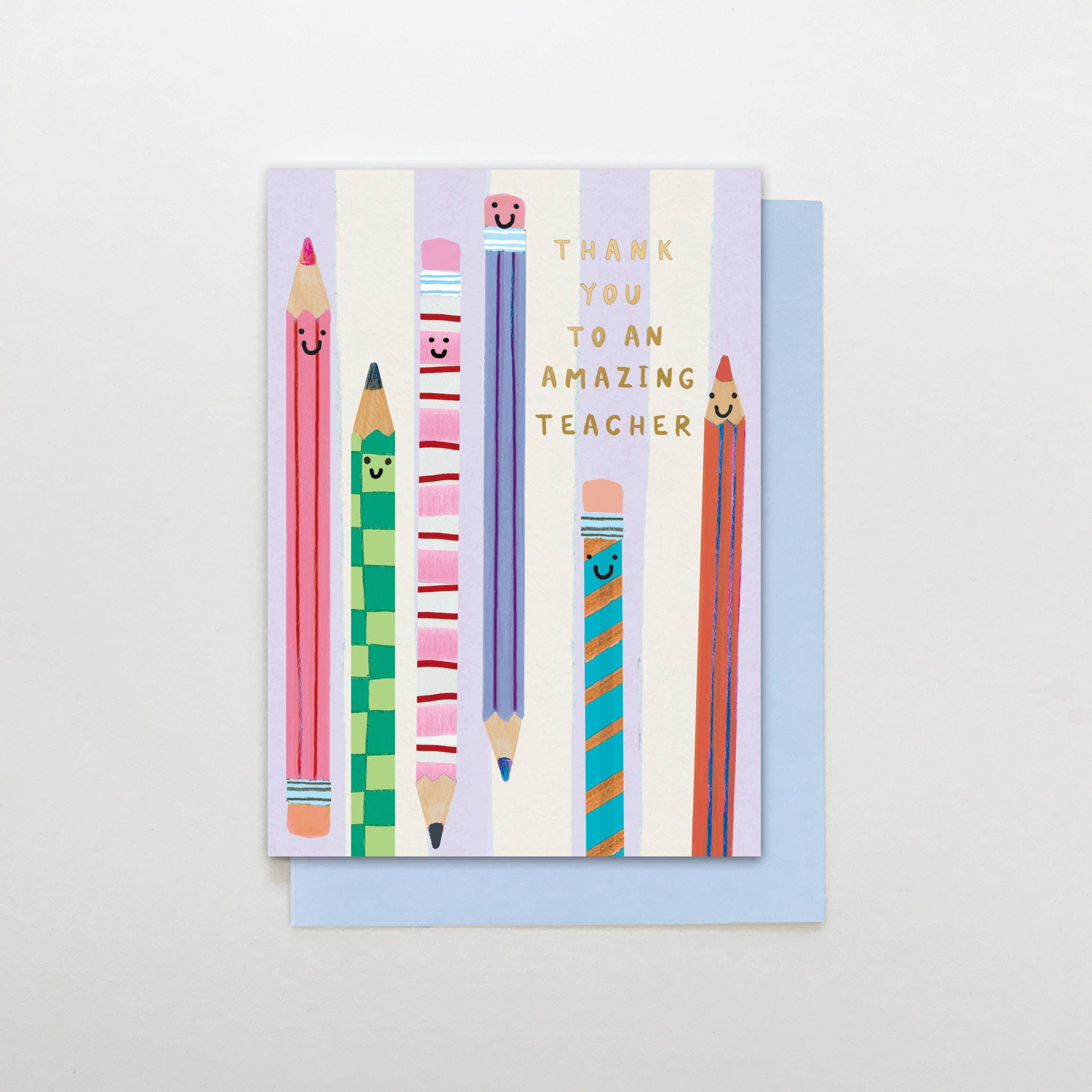 Stop the clock design Amazing Teacher Pencil Card at Bibelot Leek