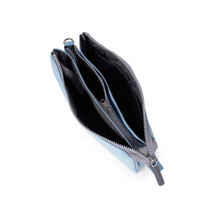 Roka Carnaby Crossbody XL Retro Blue Recycled Canvas