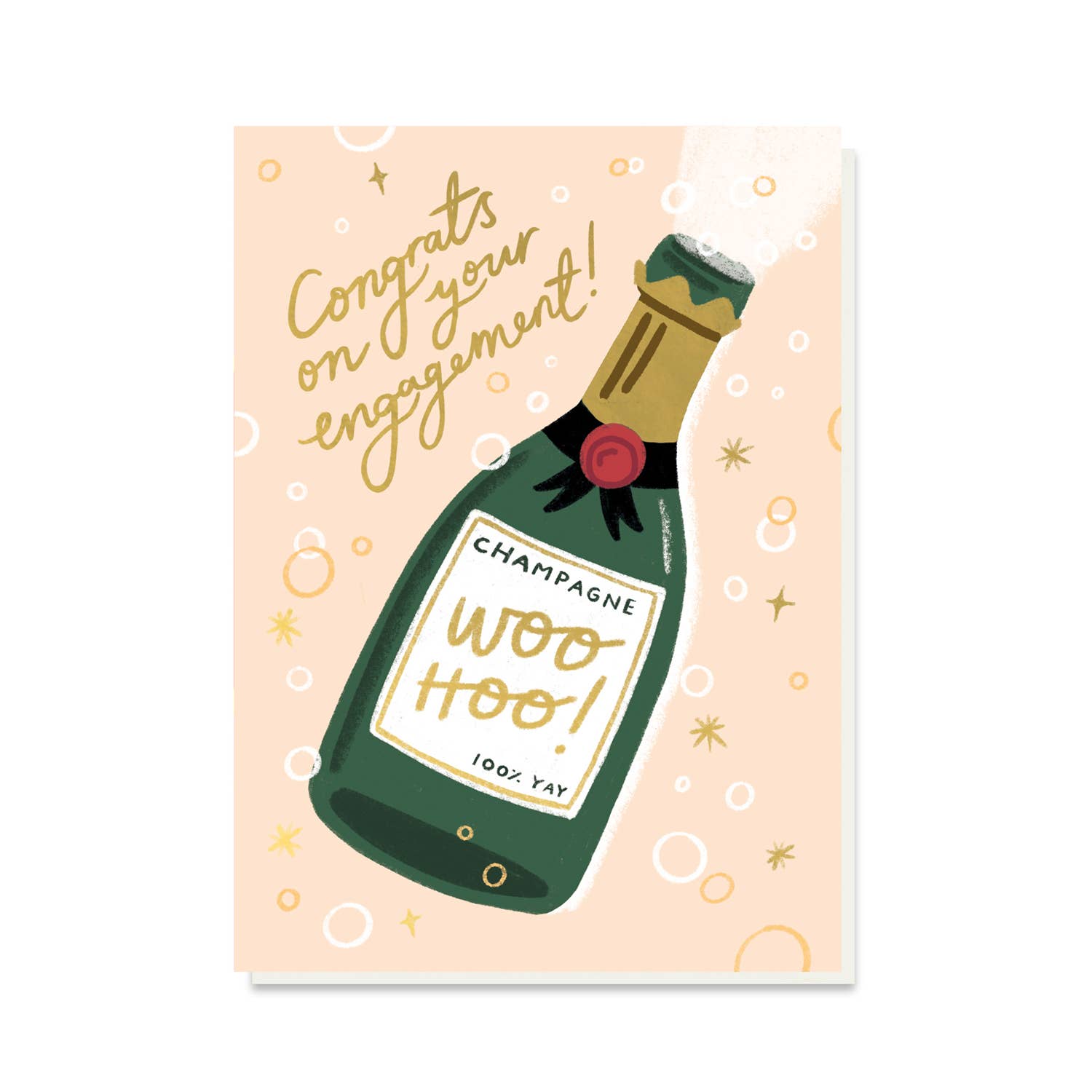 Champagne Engagement Card at Bibelot Leek