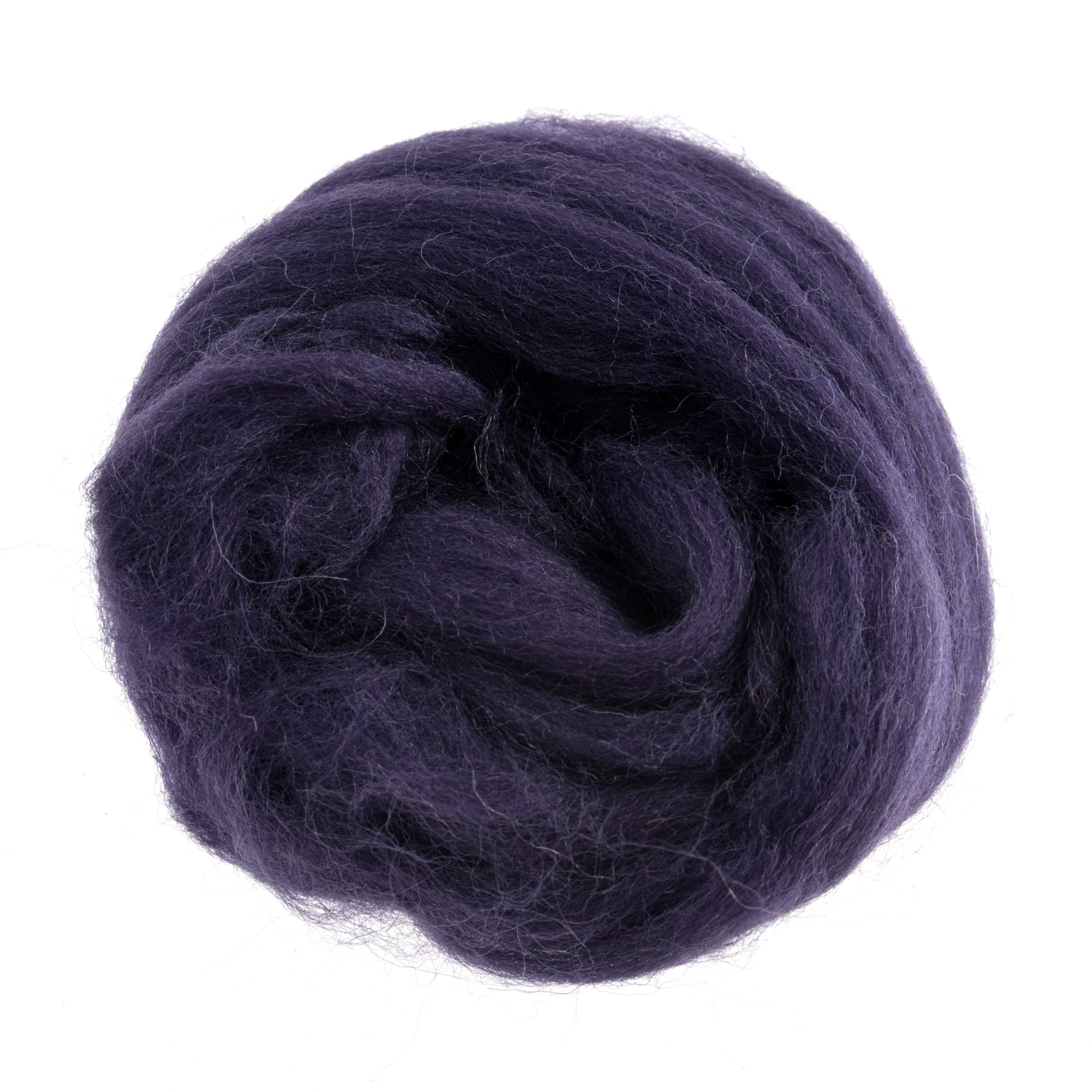 Trimits Natural Wool Roving: 10g 316 plum