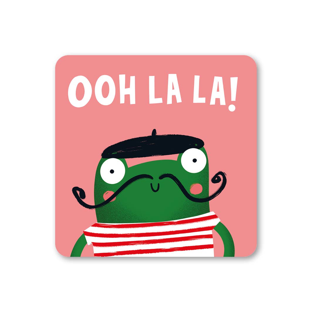Lucy Maggie Designs French Frog Coaster at Bibelot Leek