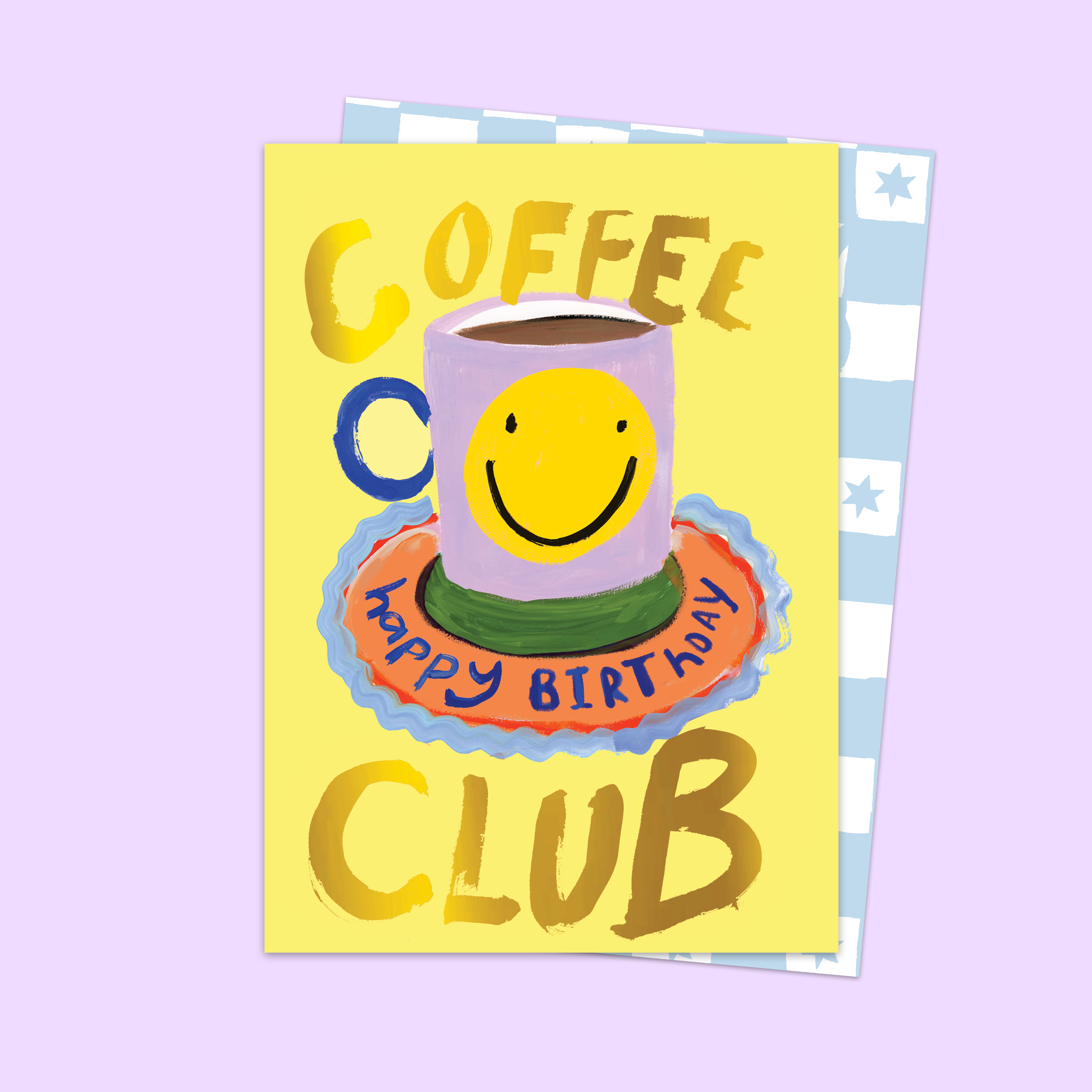 Eleanor Bowmer Happy Birthday Coffee Club Card at Bibelot Leek