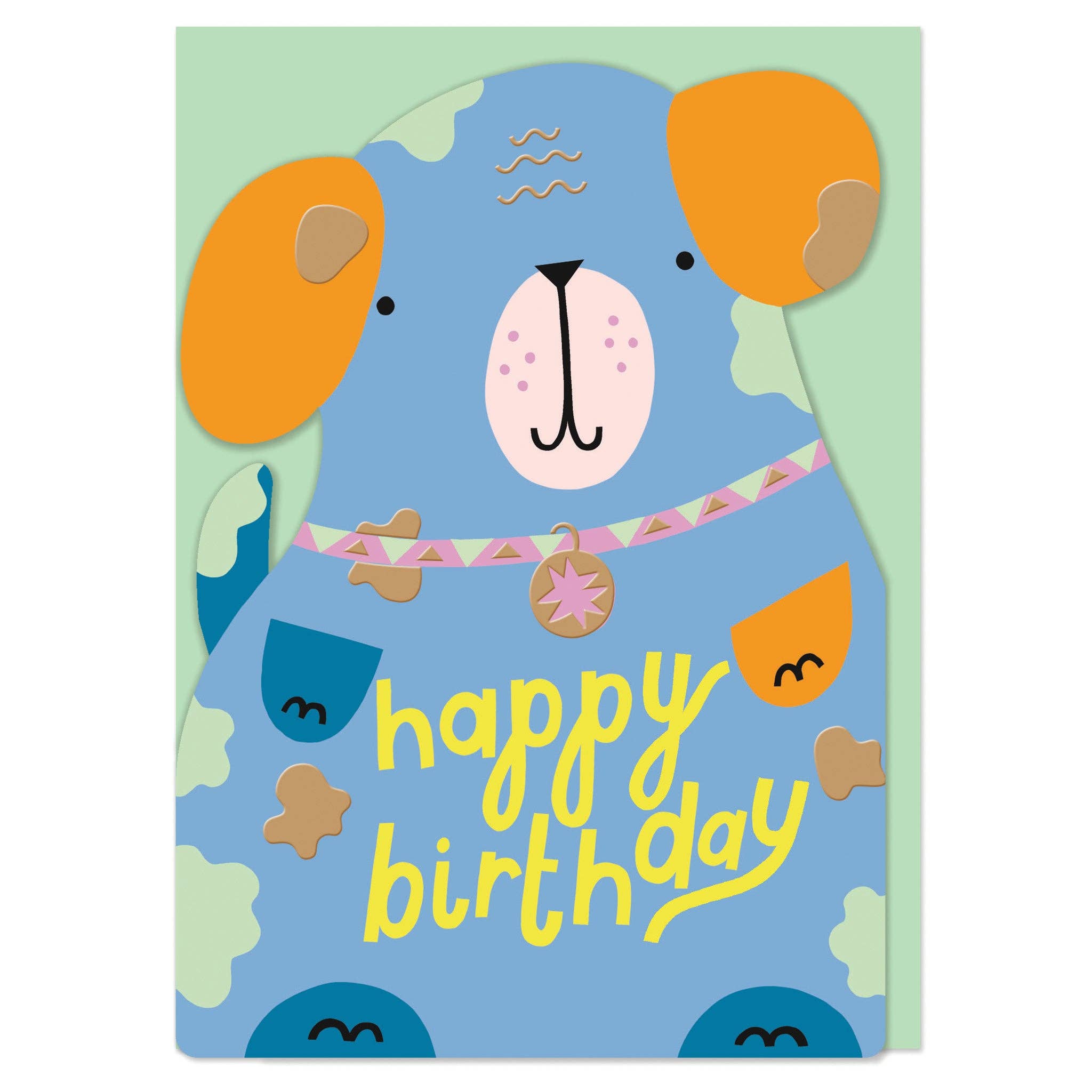 Happy Birthday Dog Greeting Card