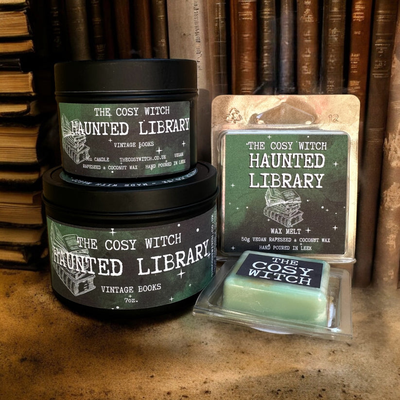 Haunted Library Candle