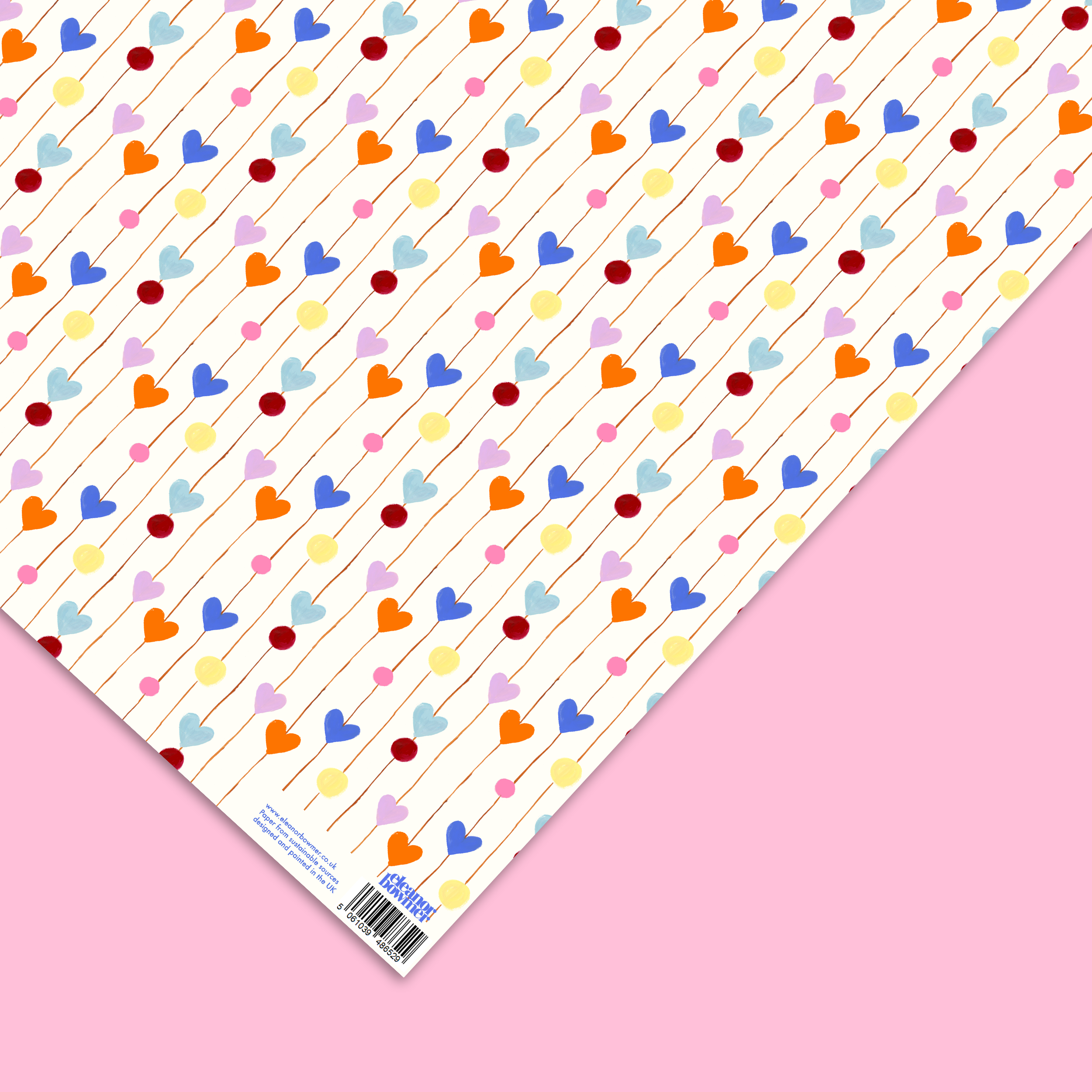 Eleanor Bowmer Heart Strings Gift Wrap at Bibelot Leek