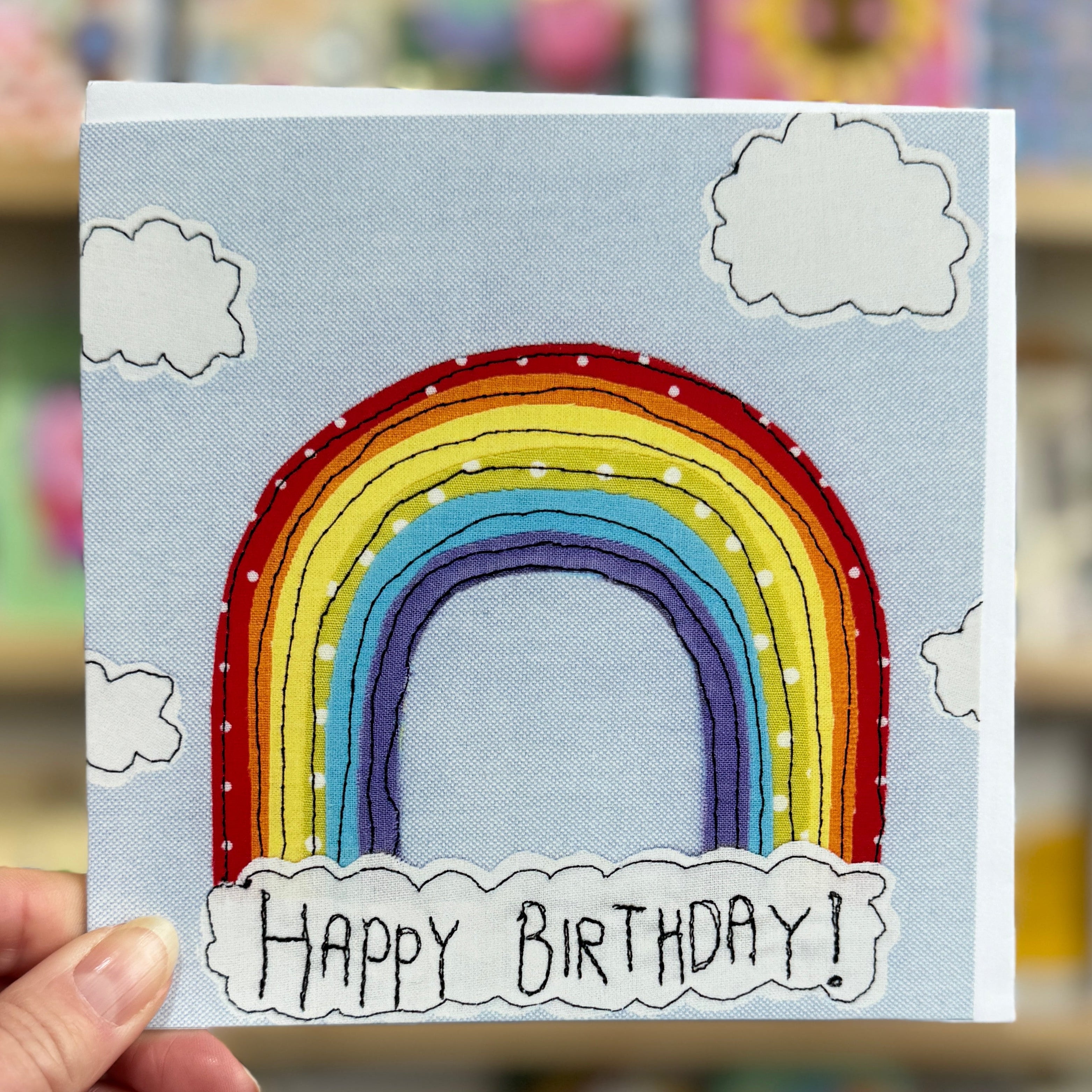 Jo-Bo Designs Rainbow Happy Birthday Card at Bibelot Leek