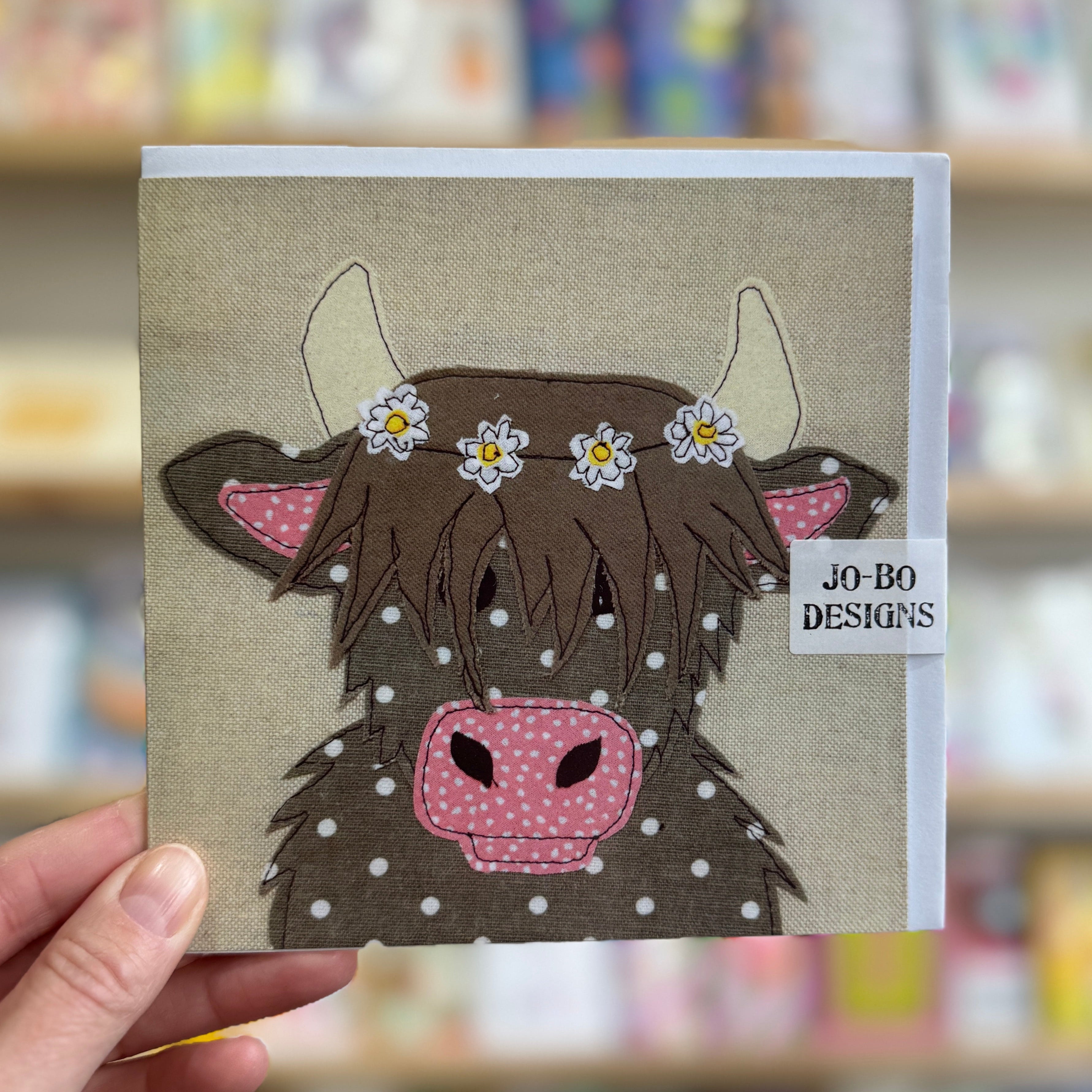 Jo Bo Designs Daisy Coo Card at Bibelot Leek