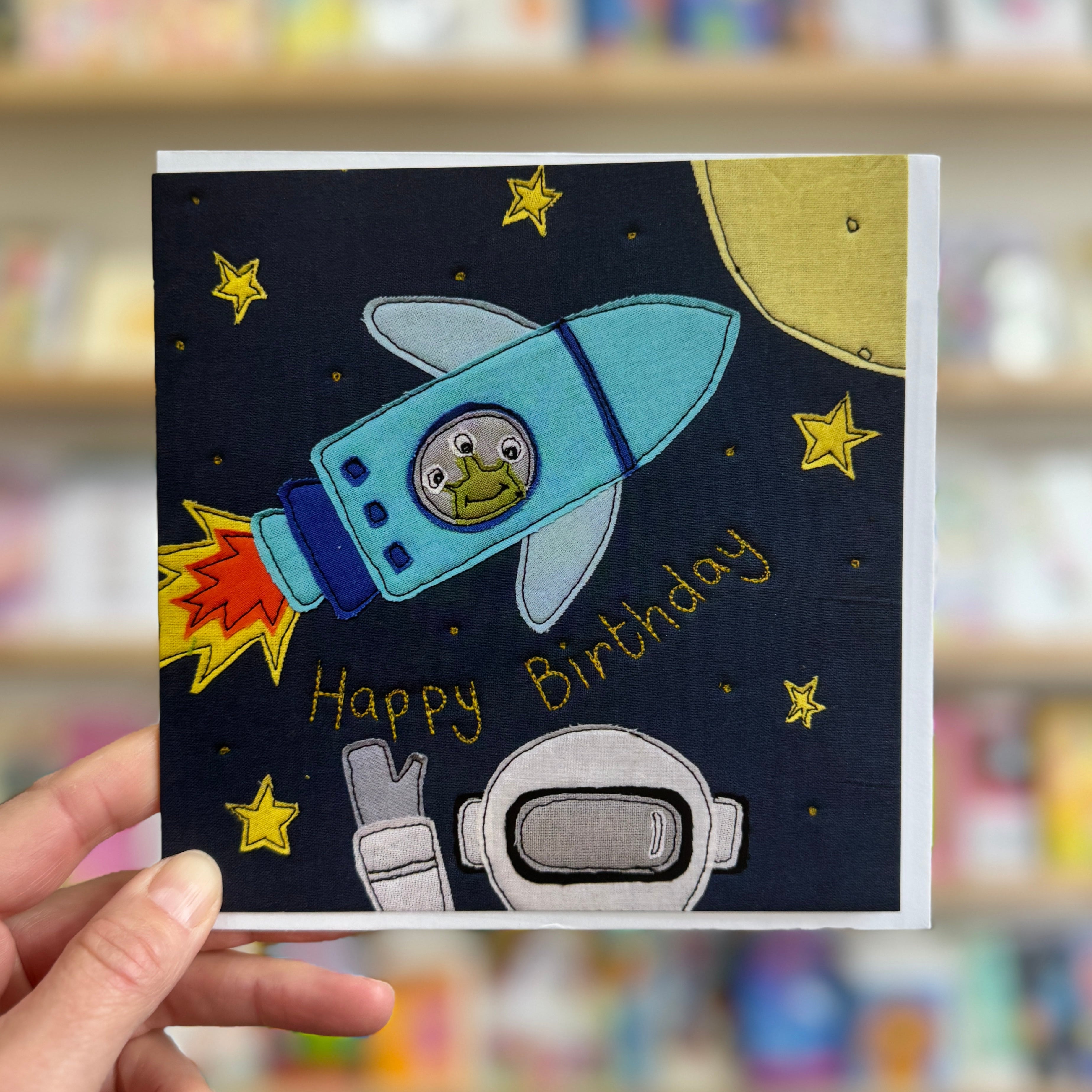 Jo Bo Designs Space Birthday Card at Bibelot Leek