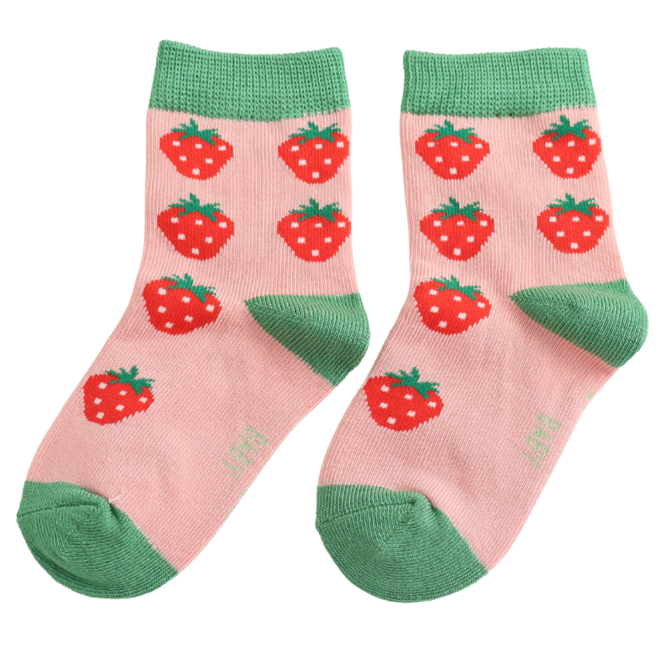 Miss Sparrow Baby Strawberries Dusky Pink (2-3yrs) at Bibelot Leek