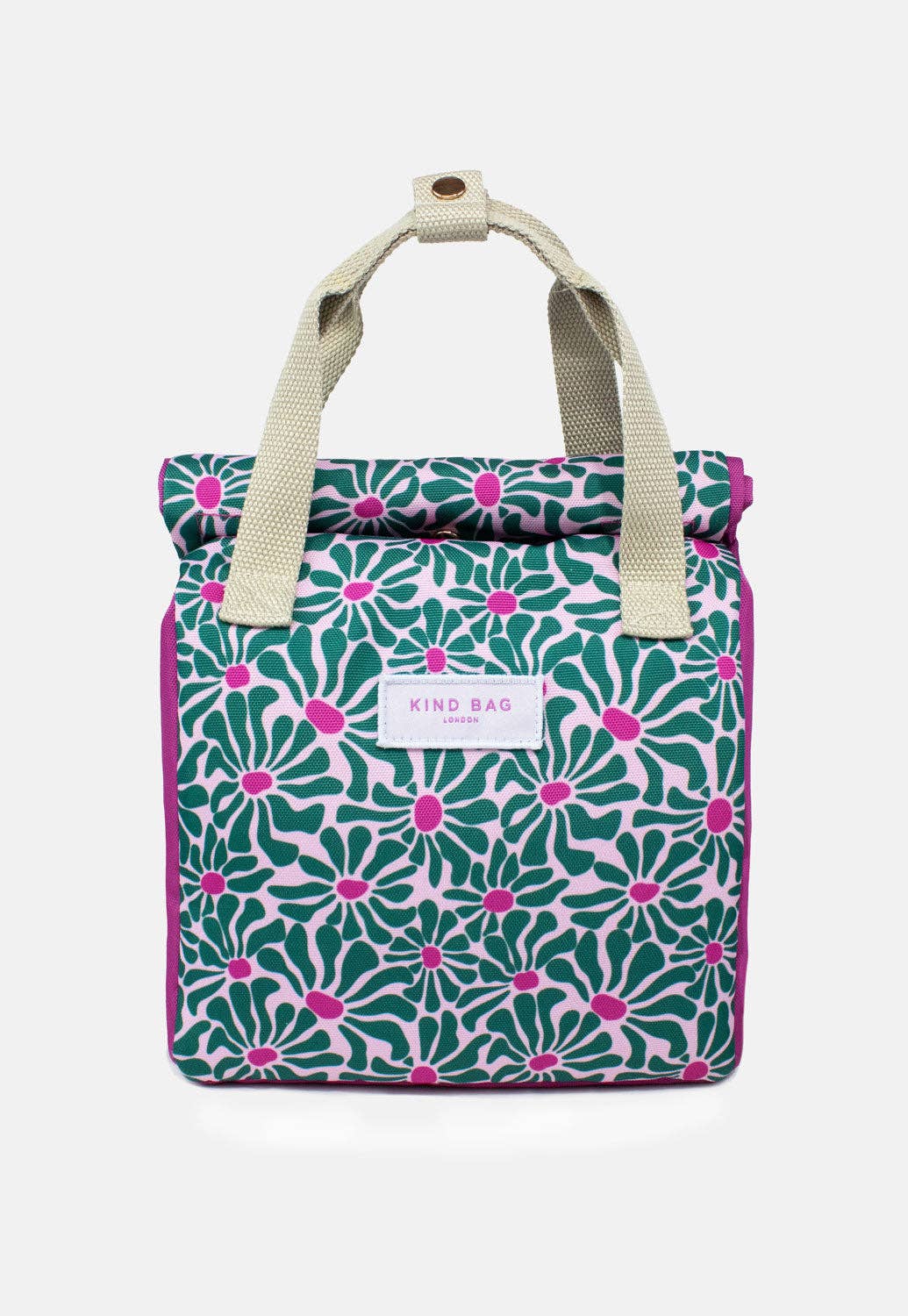 Kind Bags Lunch Bag | Abstract Flowers at Bibelot Leek UK Stockist