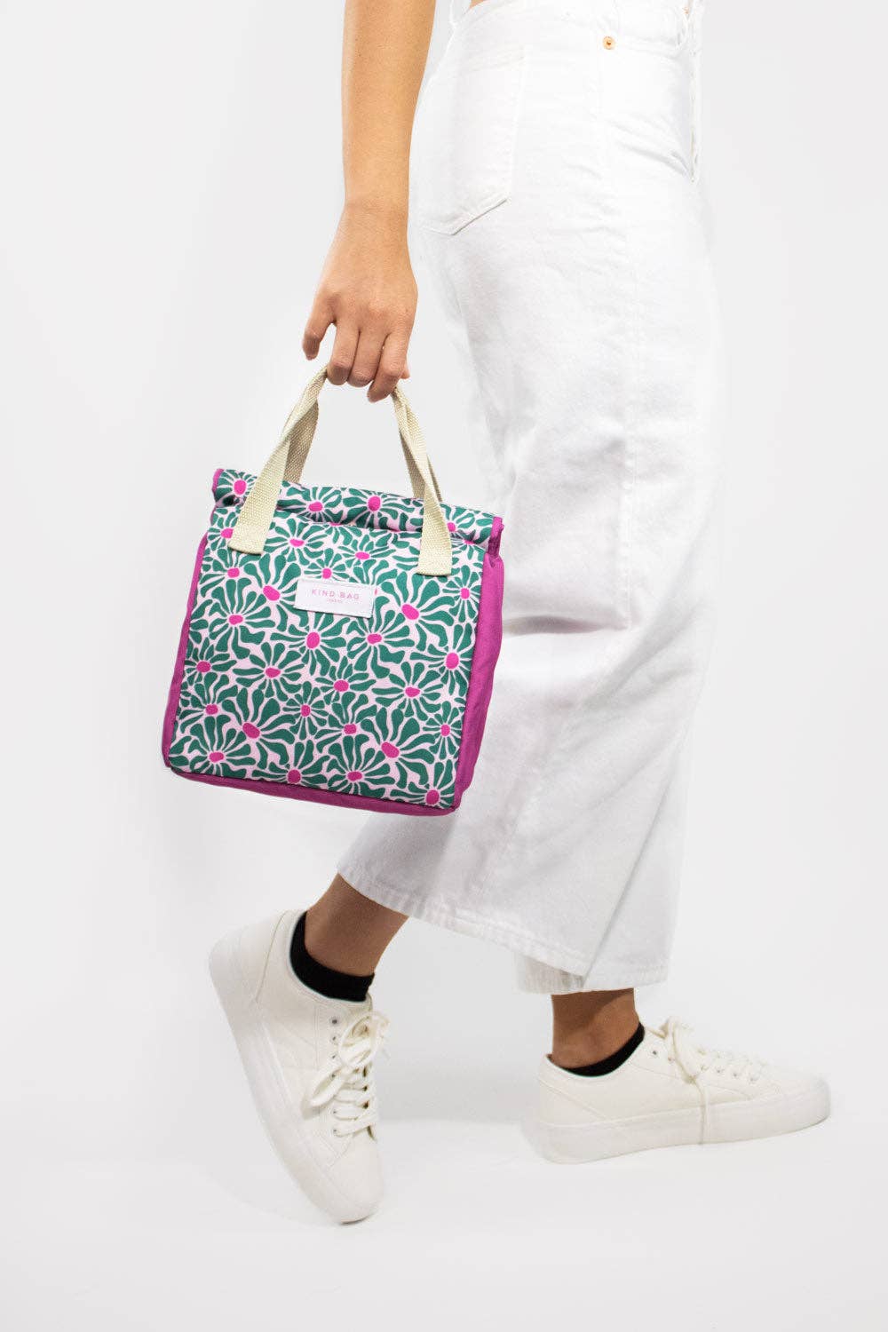Kind Bags Lunch Bag | Abstract Flowers at Bibelot Leek UK Stockist