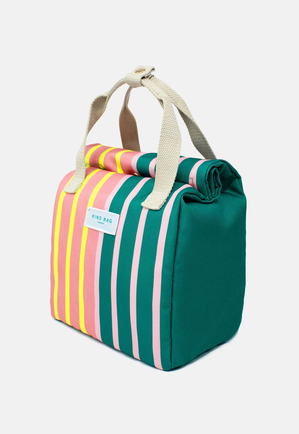Kind Bags Lunch Bag | Bicolour Stripes at Bibelot Leek UK Stockist