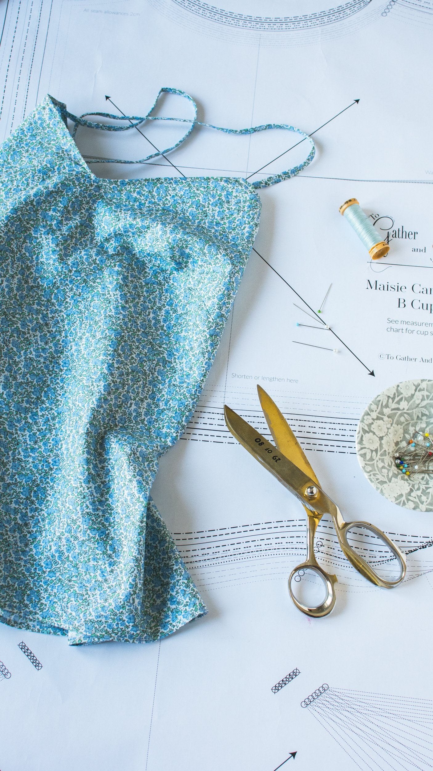 dressmaking workshop at bibelot leek staffordshire camisole