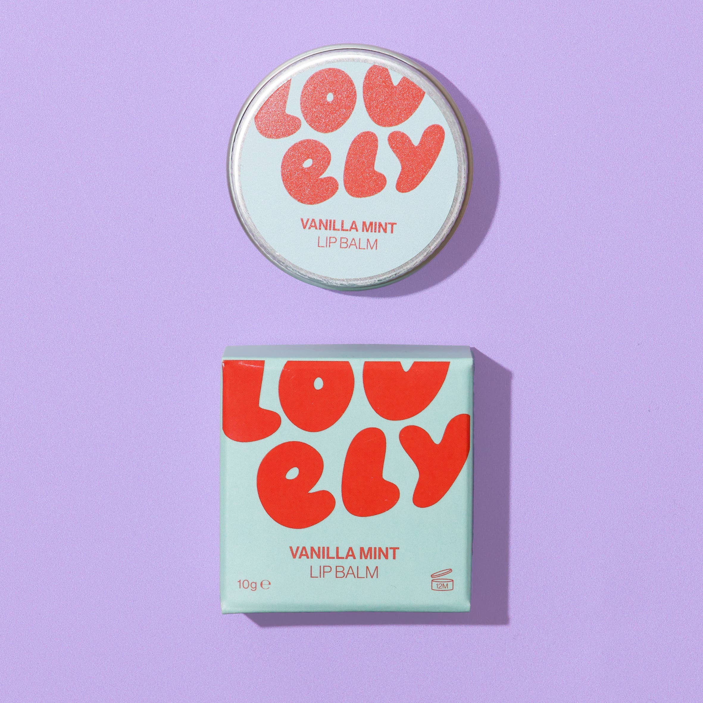 Lovely Vanilla Mint Lip Balm at Bibelot Leek