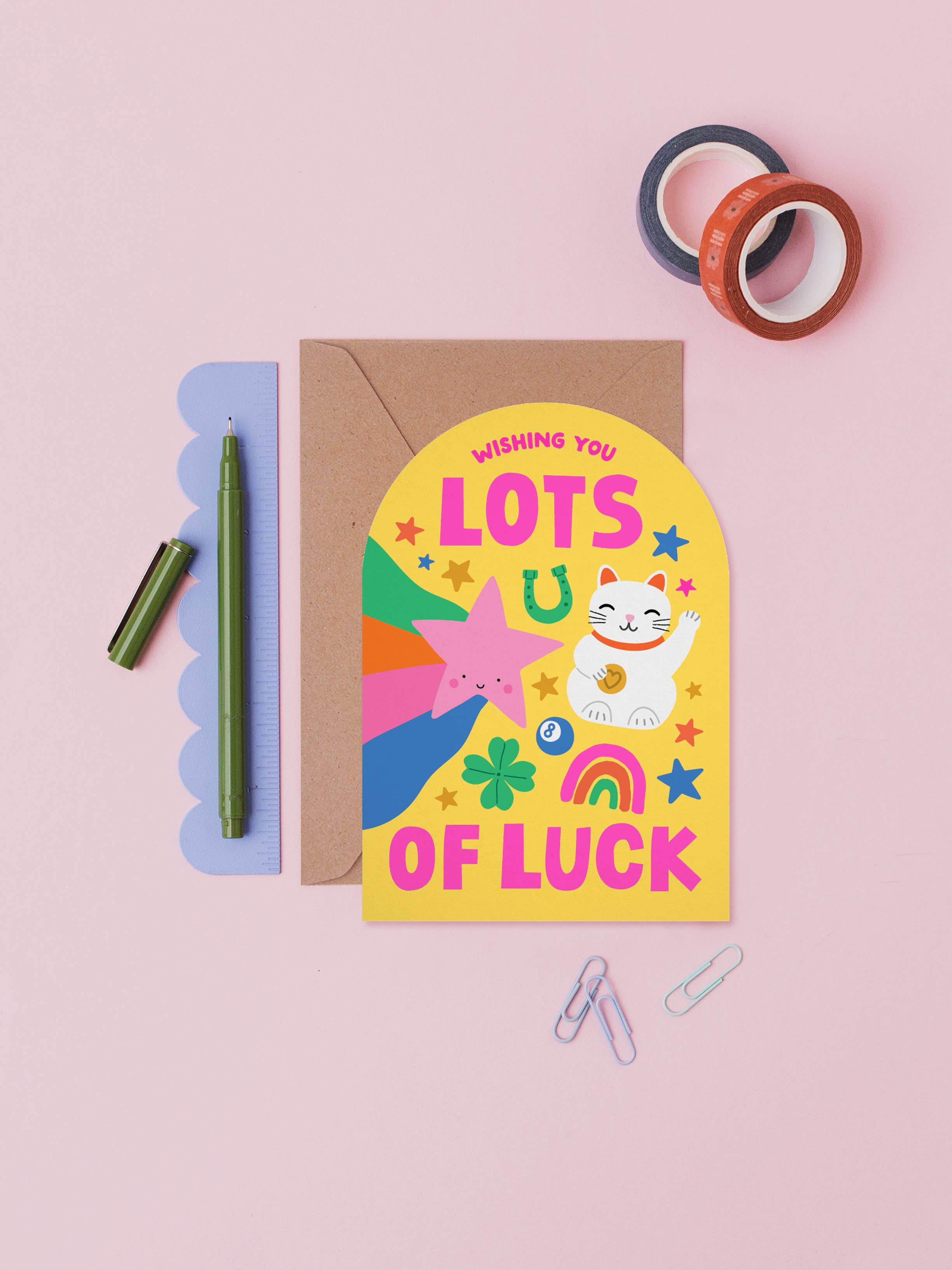 Mifkins Lucky Charms Good Luck Children's Card at Bibelot Leek