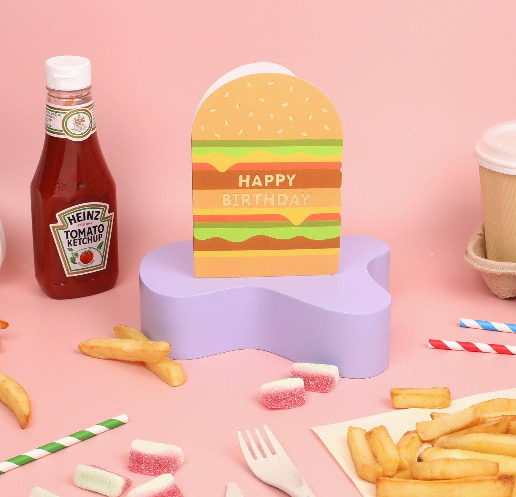 Mifkins Cheeseburger Shaped Birthday Card at Bibelot Leek