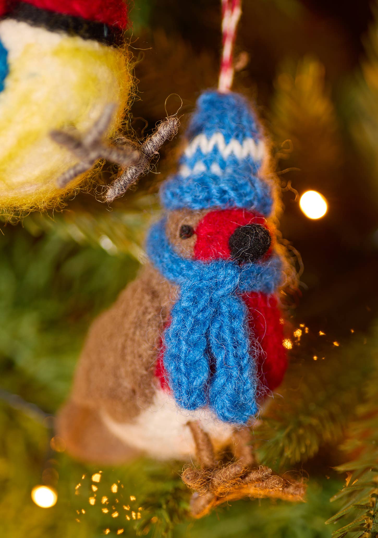 Namaste Fair Trade Cosy Felt Bird Decoration