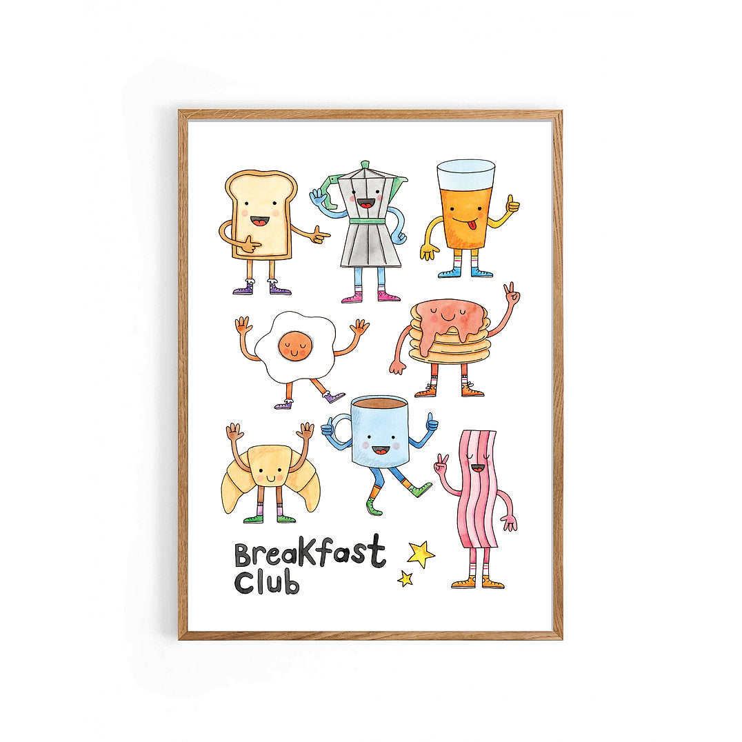Nova & Me Breakfast Club A4 Print