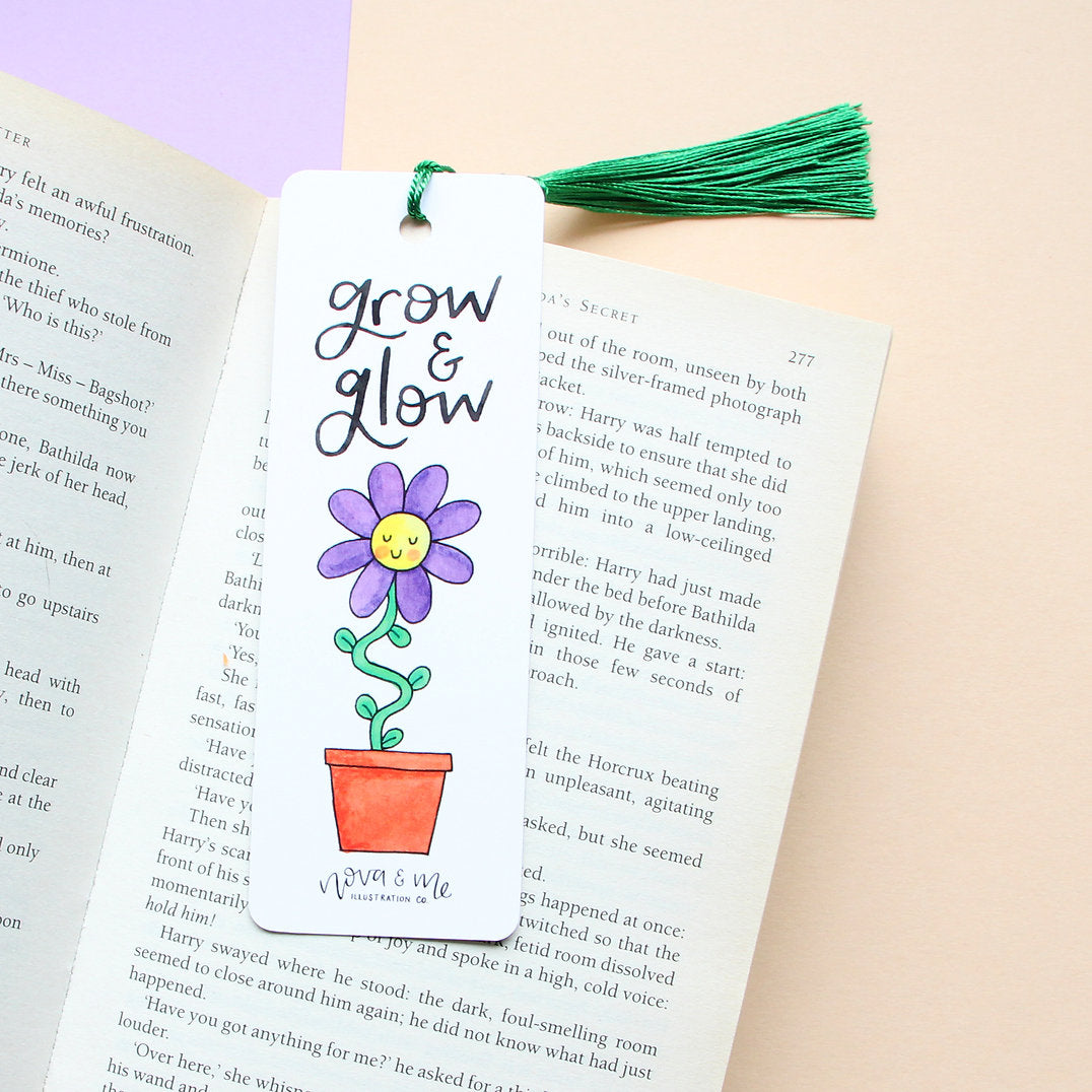 Nova & Me Grow and Glow Bookmark
